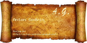 Anton Godvin névjegykártya